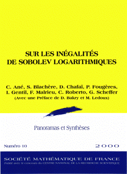 Sur les inégalités de Sobolev logarithmiques