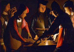 Les joueurs de dés, vers 1640, Georges de la Tour