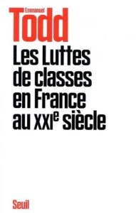 Couverture du livre d'Emmanuel Todd sur les luttes des classes en France au XXIe siècle