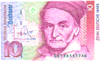  Former German banknote